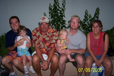 Family at Sea World in 2005