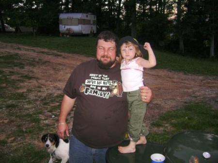 Granddaughter Lexi with Uncle Jason