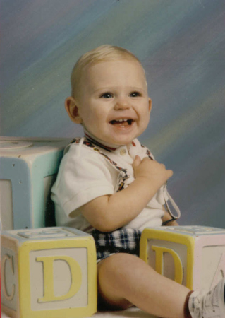 Had a handsome baby boy in 1995