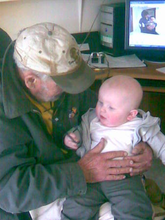 Great Grandpa and Caidan