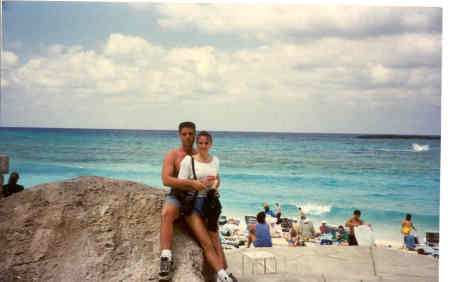 Troy and I in the Bahamas 1996