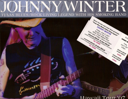 Johnny Winter - 2007 Hawaii Tour