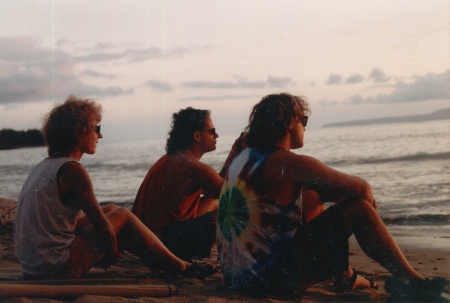 Mom, Jon and I in Maui