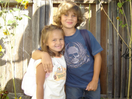Kids first day of school 2006