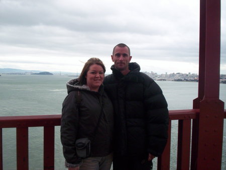 Me and Nat on Golden gate bridge