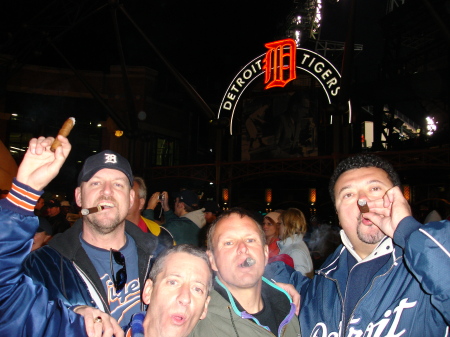 The Classes of 76,77 and 78 unite as the Tigers win the AL Championship.