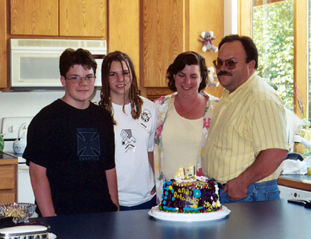 Son Roger, Daughter Shelby, Susan and Paul