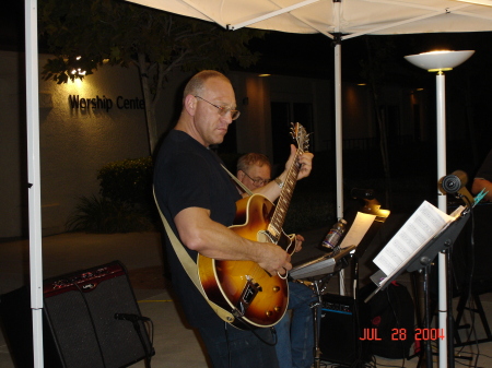 Cliff Playing Guitar at our Church