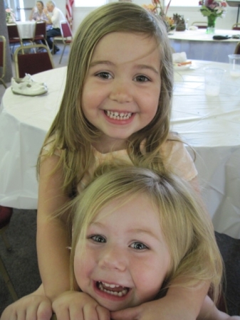 My 2 adorable granddaughters!