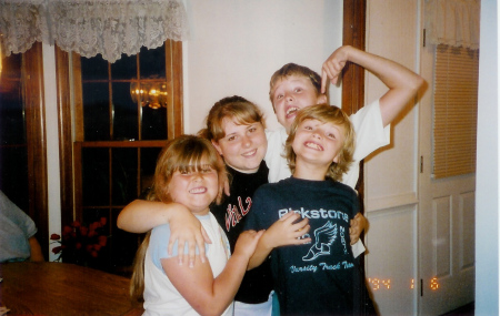 Grandchildren Dani Morgan-Randy Morgan-Ryan Roscoe-Aaron Roscoe 2006