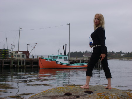 fishing boats at Hunts Point N.S.Sept. 2008