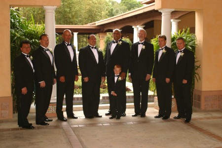 My wedding party with my brothers