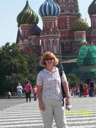 Judy in Red Square