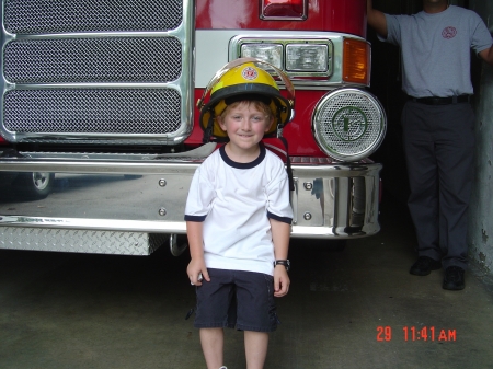 My son the fire fighter......