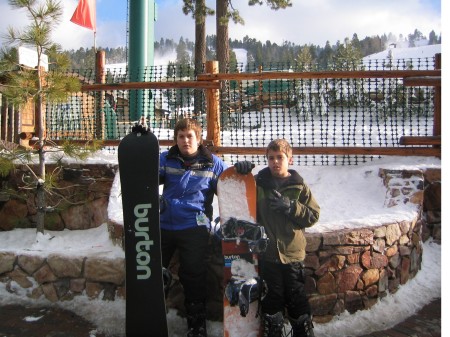 Mike and Nick in the Mtns.