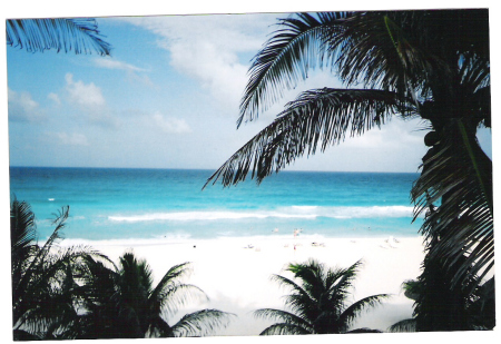 view from our room in Cancun