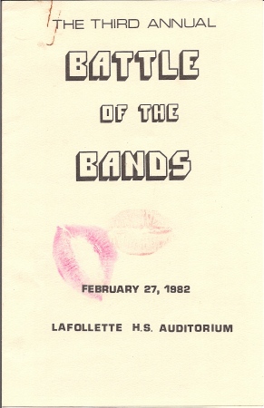 1982 Battle of the Bands program