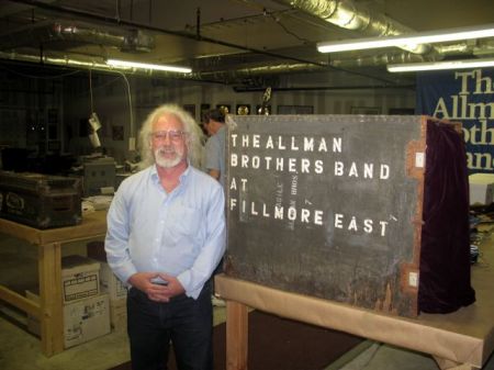 Touring  Allman's warehouse in Macon