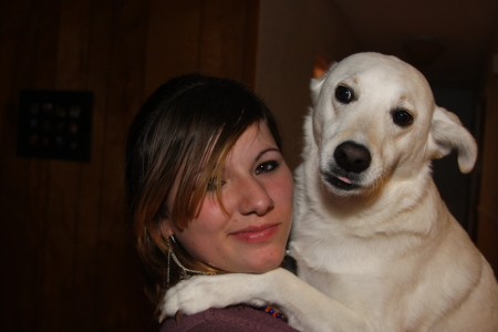 Kelsy and our dog Buddy