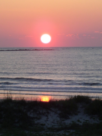 sunrise at Mayport