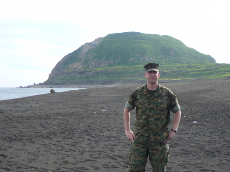 My husband - Chris on Iwo Jima Island '07