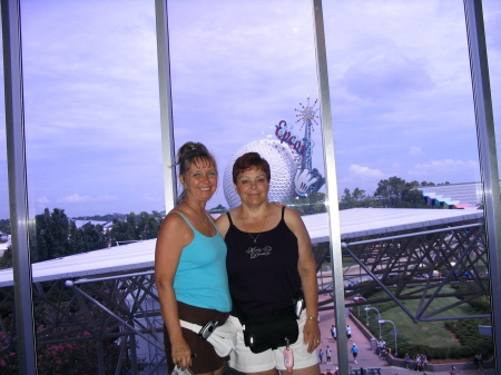 My friend Lynn and myself at Epcot