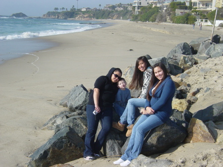 My girls and my grandboy