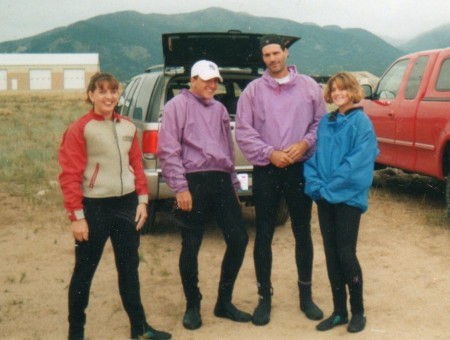 Me, Matt, Kev & Bailey 2004