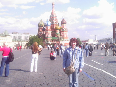 Elena at Red Square