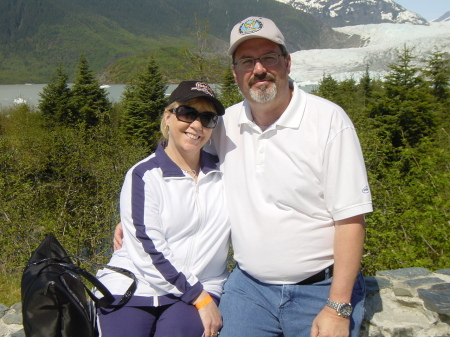 The Mendenall Glacier at Juneau, Alaska