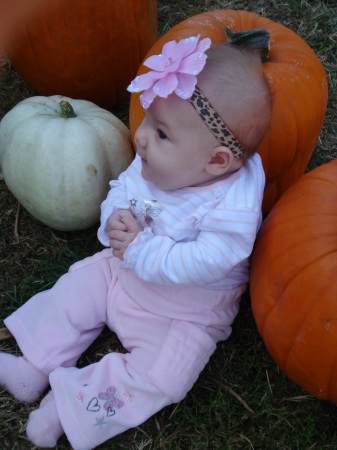 Avery at the Pumpkin Patch