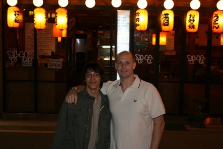 Jimmy and I in Korea