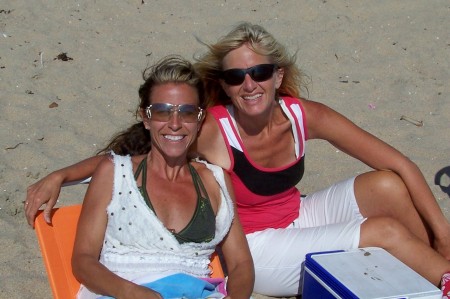 Kathy Lee and me in H.B! July 2008