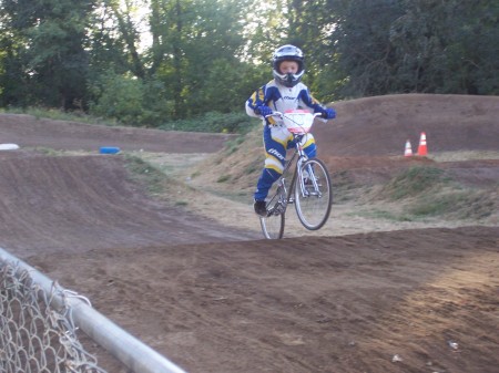 TJ's 1st BMX race