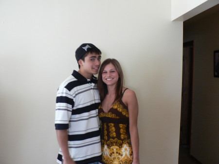 Paige and Her bf Nick on his 18th b-day