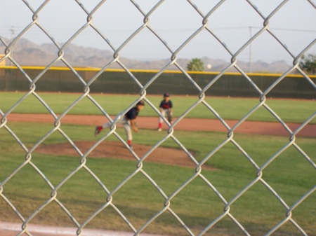 Thats my boy on the mound!