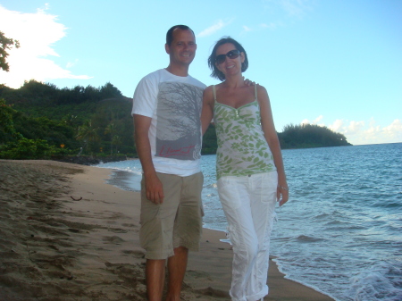 Tanja & John 20th anniv. trip to Kauai '08