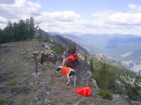 Laurie and our doggies