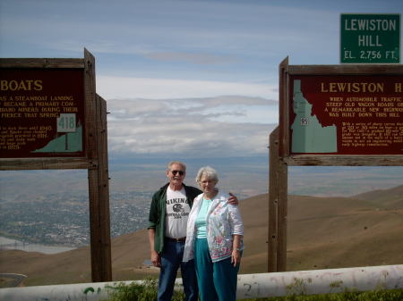 Bob and I, visiting Idaho