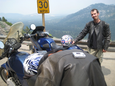 Aaron - ride to Yosemite