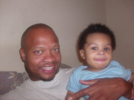 Hubby and great nephew