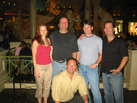 Hanging with the sales team, Las Vegas 2006
