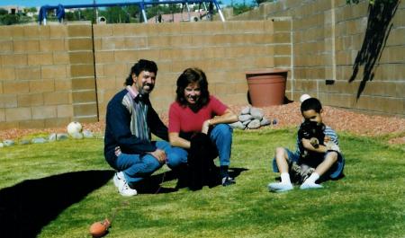 Irving (Tony) with Mari and son- Tucson, AZ