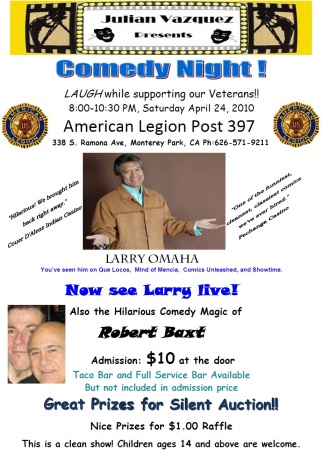 Poster For Comedy Show - Fundraiser