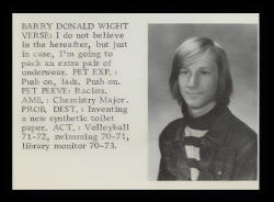 Barry Wight's Classmates profile album