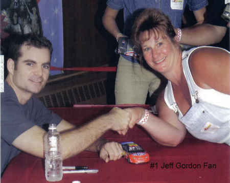 Meeting Jeff Gordon at the Pocono's.