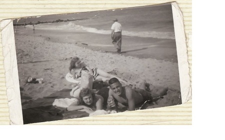 Denise Ashby's album, Joan, Allen, and Denise at the beach