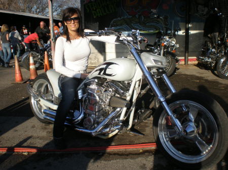 Stroker's with Ford's bike