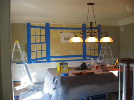 Faux Bay Window -- before