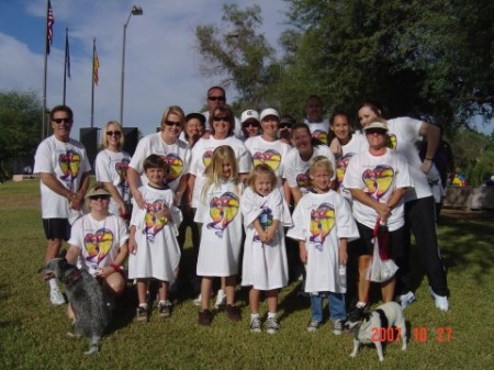 OUr group at the memory walk